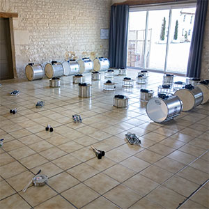 Percussions pour un atelier de cohésion dans l'entreprise à Poitiers