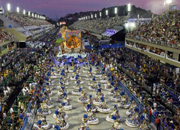 evolution de l'école de samba à sapucai