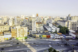 La ville de São Paulo au Brésil
