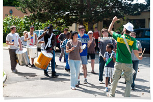 Stage de percussions avec ados