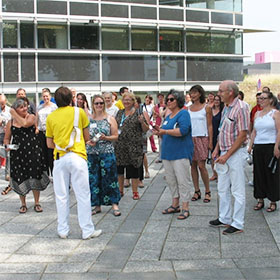 Team building Batucada à l'IMT de Nantes rue Kastler