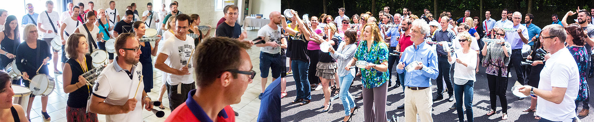 Team building percussions à Nantes