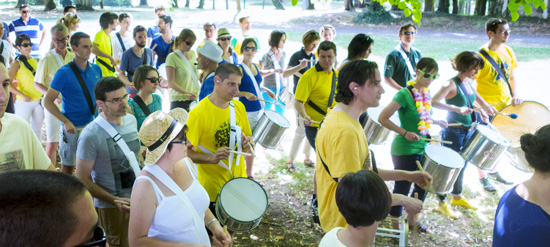 Team building percussions à Nice