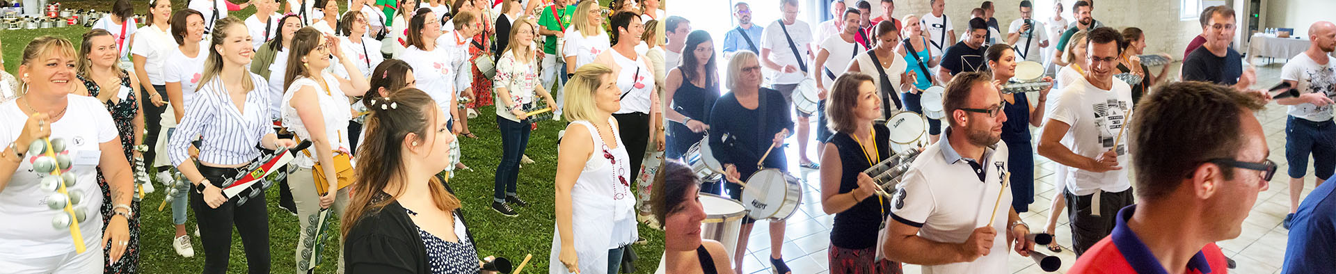 Team building percussions à Orléans