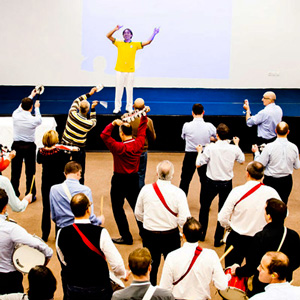 Team building de percussions pour les entreprises