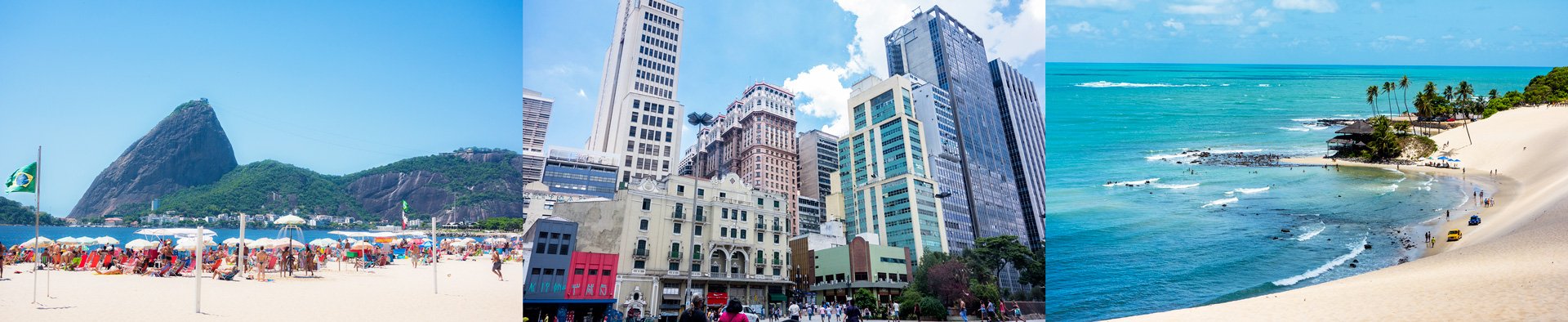 Villes du Brésil: Rio, São Paulo, Natal